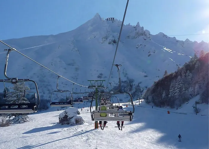 T2 Avec Balcon Expose Ouest, Parking Prive, Au Mont-dore, Proche Centre Et Thermes - Fr-1-608-190